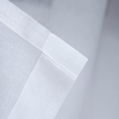 NUVIA Sheer Linen-Look Curtains – Custom Size Elegant Drapes