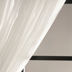 NUVIA Sheer Linen-Look Curtains – Custom Size Elegant Drapes
