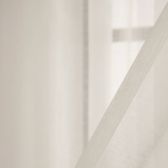 NUVIA Sheer Linen-Look Curtains – Custom Size Elegant Drapes