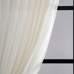 NUVIA Sheer Linen-Look Curtains – Custom Size Elegant Drapes