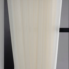 NUVIA Sheer Linen-Look Curtains – Custom Size Elegant Drapes