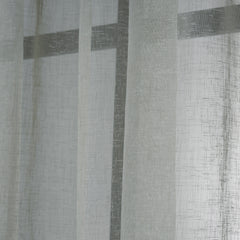 NUVIA Sheer Linen-Look Curtains – Custom Size Elegant Drapes