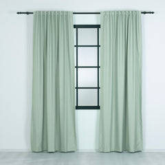 IVERA Custom Size Blackout Curtain – Water Green