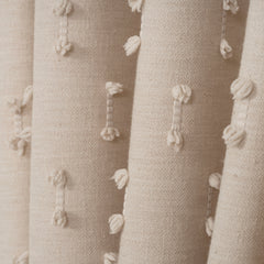FLOSIA Fluffy Pom Pom Panel Curtain