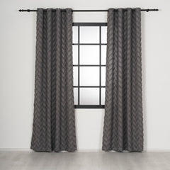 FLUMA Fluffy Chevron Panel Curtain