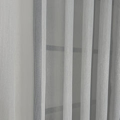 VALESSA Sheer Curtains – Custom Vertical Stripe Light Drapes