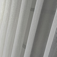 VALESSA Sheer Curtains – Custom Vertical Stripe Light Drapes