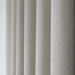 MAREVA Sheer Curtains – Custom Soft Linen Texture in 24 Colors