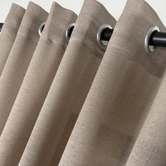 MAREVA Sheer Curtains – Custom Soft Linen Texture in 24 Colors