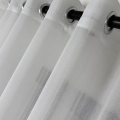 ARVENA Premium Sheer Curtains – Custom Size Linen-Look Drapes