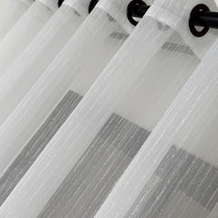 LAVERA Sheer Curtains – Custom Textured Linen-Look Drapes