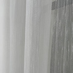TALENA Sheer Curtains – Custom Heavy Linen-Look Drapes