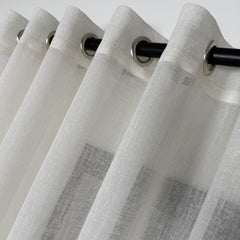 ALMIRA Sheer Curtains – Custom Real Linen Blend Drapes