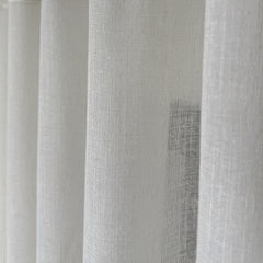 ALMIRA Sheer Curtains – Custom Real Linen Blend Drapes