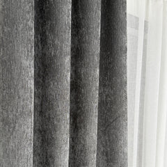 CHENORA – Shiny Chenille 100% Total Blackout Curtains