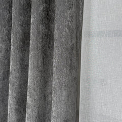 CHENORA – Shiny Chenille 100% Total Blackout Curtains