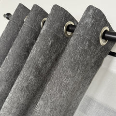 CHENORA – Shiny Chenille 100% Total Blackout Curtains