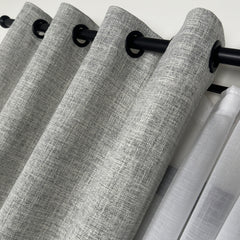 LINVORA Curtains – Custom Linen Look Drapes in 25 Elegant Colors