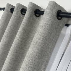 LINVORA Curtains – Custom Linen Look Drapes in 25 Elegant Colors