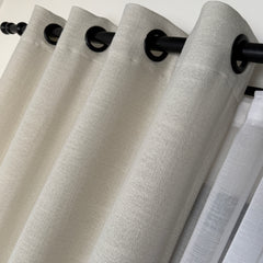 BRAVINA Curtains – Custom Linen-Look Drapes with Heavyweight Texture