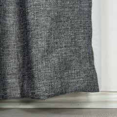 LORWYN Curtains – Rustic Linen-Look Drapes – Anthracite