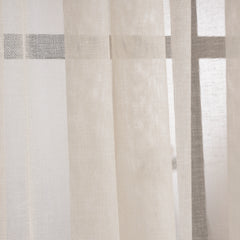 SELENA Sheer Curtains – Custom Light Linen-Look Drapes