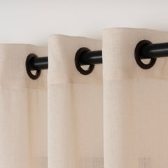 CELORA Sheer Curtains – Custom Heavy Linen-Look Drapes for Modern Interiors