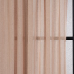 CELORA Sheer Curtains – Custom Heavy Linen-Look Drapes for Modern Interiors