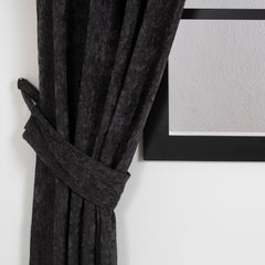 ALVERIS Curtains – Custom Velvet Drapes with Iridescent Shine – Anthracite