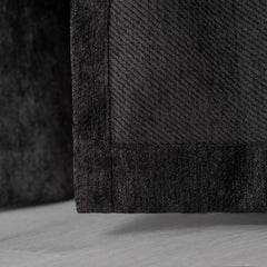ALVERIS Curtains – Custom Velvet Drapes with Iridescent Shine – Anthracite