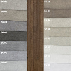MAREVA Sheer Curtains – Custom Soft Linen Texture in 24 Colors