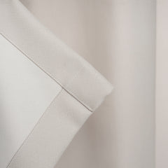 LUNVA Custom Blackout Curtains with Linen-Look Texture
